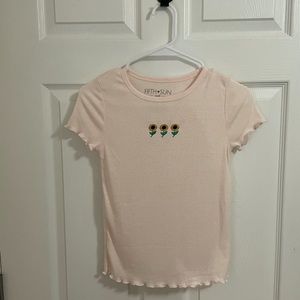 Light Pink Flower Top
